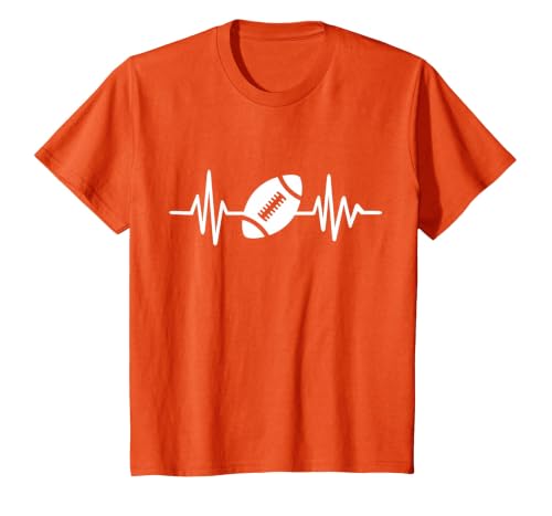 Football Frequency T-Shirt, Youth, Orange, X-Small