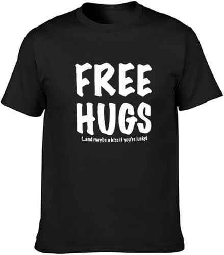 SSGTCKFM Free Hugs Men's T-Shirt Black Tee