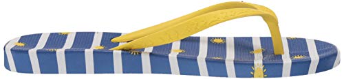 Joules Womens Flip Flop, Blue Stripe, 9 Us #TOP5