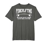 Powerlifting Gimnasio Entrenamiento Amantes Camiseta