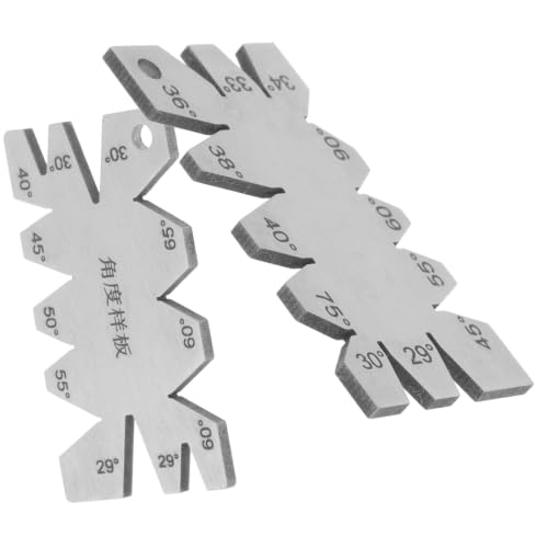 Garnack herramienta medidor de ángulos metal 2 pzas miniatura 1