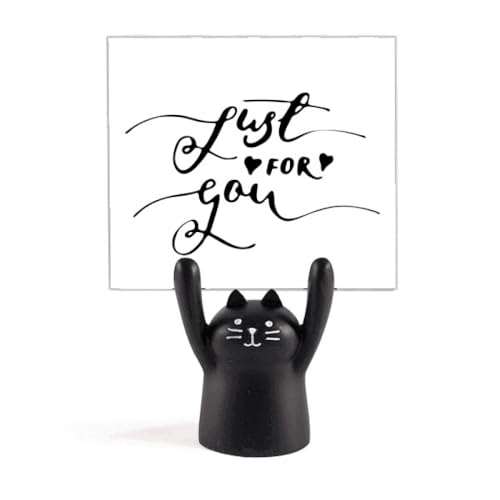 Pince-note chat noir Just for You pour ne plus perdre vos mémos importants