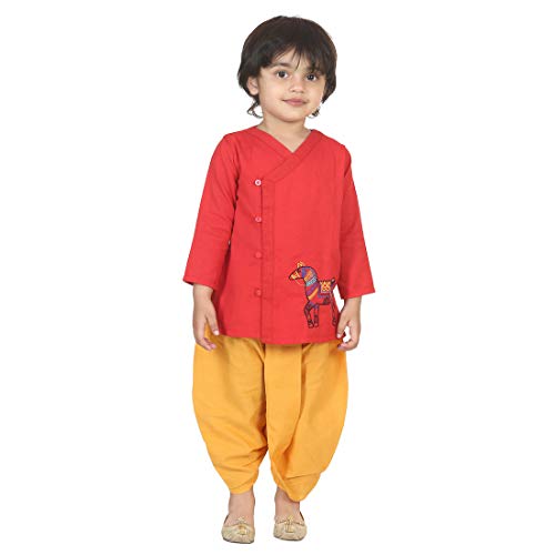Image of BownBee Kids Ethnic Wear Dhoti Kurta Set | Traditional Festive Clothing for Children | Indian Wedding & Celebration Wear | Comfortable Fit