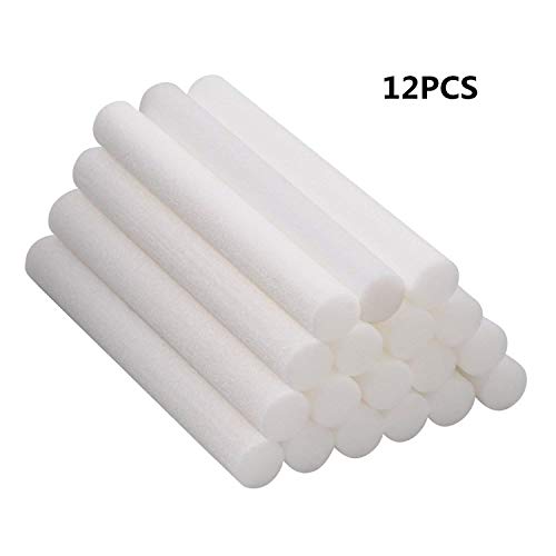 WeYingLe Humidifier Replacement Filter, Sticks Sponges Filter 12-Pack for Car Humidifier and Mini