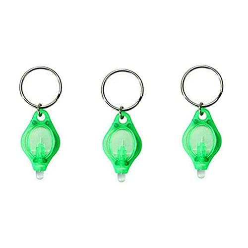 MACHSWON 3 llaveros mini linternas, con luz UV, comprobador de dinero, con luz LED, detector de dinero, color verde