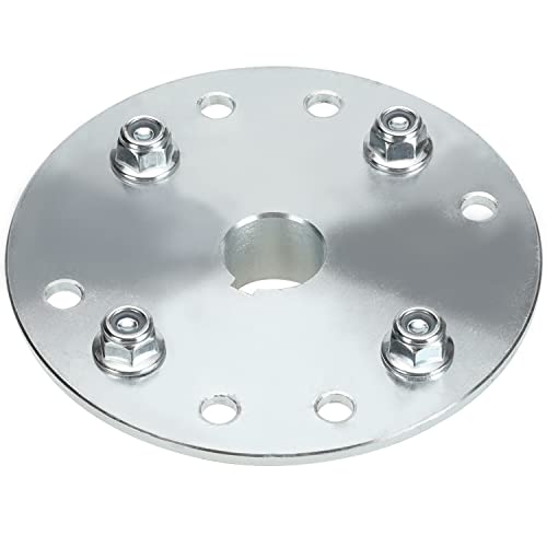 Image of GREHUA Go Kart Sprocket Hub 3 /4 inch Bore 3 /16 inch Keyway with Hardware Kit Compatible with Drift Trike Carter Mini Bike Dune Buggy Quad ATVs Rear Axle Rod Brake Drum Mounting Steel Heavy Duty Parts