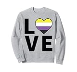 Photo Gallery cuore bandiera non binario lgbtq - lgbtqia+ love non binario felpa Photo Gallery cuore bandiera non binario lgbtq - lgbtqia+ love non binario felpa
