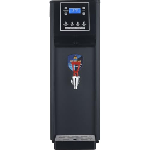 Chaudière à eau chaude commerciale 10 L Contrôle numérique 2500 W Chauffage rapide Automatique Urne pour thé café traiteur