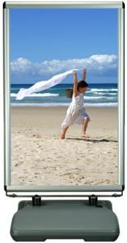 WindMaster V4 Poster Stand 4204 - 28"x44", Color=Black