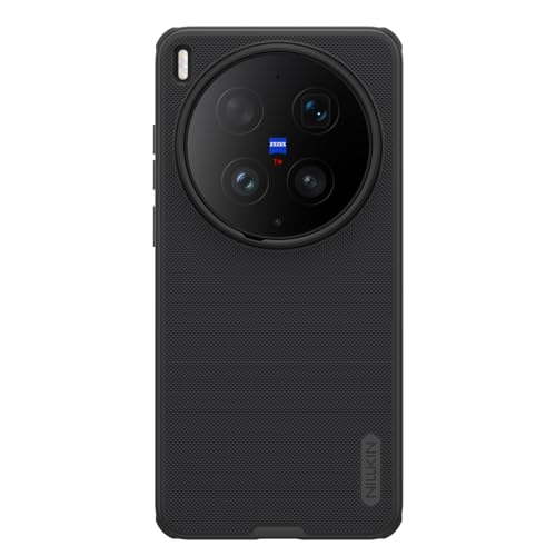 UJNYD Case for Vivo X300 Ultra, Matte Magnetic Phone Case Compatible with Wireless Charging, PC+TPU Shockproof Anti-Fingerprint Slim Protective Cover (Black)
