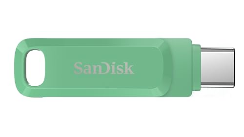 Image of SanDisk Ultra Dual Drive Go USB Type- C, Absinthe Green, India, 150MB /s 64GB, Mobile Pendrive