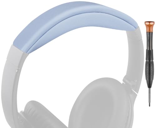Image of SOULWIT Replacement Headband Pad Kit for Bose QuietComfort 45 (QC45) /QuietComfort SE (QC SE) /New Quiet Comfort Wireless Headphones, Easy DIY Installation (Moonstone Blue)