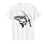 Herren Angler Geschenk-Idee Fischen Angeln Angelroute Shirt T-Shirt