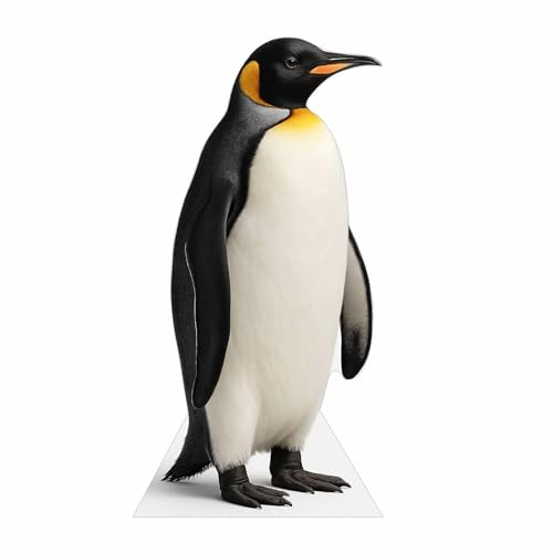 Image of Penguin 4FT Life Size Cardboard Cutout - A Fun Animal Standup for Photo Booths, Birthday Parties, and Events