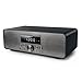 Produktbild Muse M-880 BTC Design Bluetooth Stereoanlage mit CD-Player und USB (UKW, PLL, NFC, AUX), 80 Watt, schwarz/Silber