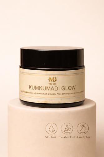 Image of Kumkumadi Glow Face Moisturizer 50 g | With Kumkumadi Oil & Kakadu Plum | Vitamin C Rich | For Dry, Dull & Normal Skin | Lightweight Daily Moisturizer for All Seasons
