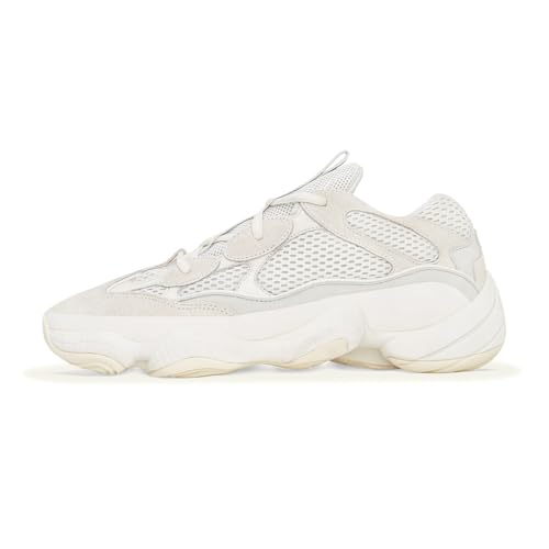adidas Mens Yeezy 500 Lace Up Sneakers Shoes Casual - White - Size 9 M2