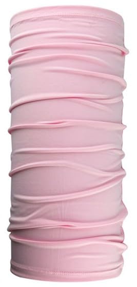 ware-direkt Multifunktionstuch Loop Schal | Sport Outdoor Motorrad | Damen Herren | Schlauchschal Halstuch | Atmungsaktiv Waschbar Elastisch | Vernähte Saumkanten (Rosa)