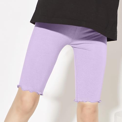 2-Pack Girls Summer Modal Shorts Toddler Comfy Elastic Waist Loose Soft Boys Running Workout Shorts for 2-13 Years4