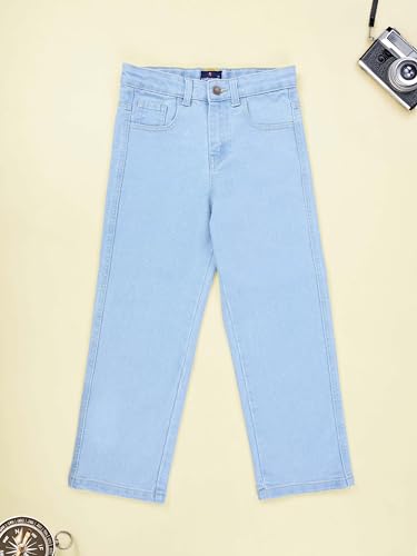 Image of KiddoPanti Boys Full Length Elasticated Waist Straight Fit Jeans