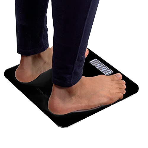 Rhino Smart Scale For Body Weight, High Precision, Bluetooth, Fitdays App, Ios And Android, Bathroom Wireless Machine For Fat, Muscle, Bmi, 14 Body Indicators, 400Lb (Black) #TOP1