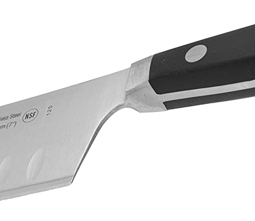 Arcos Santoku Knife 7 Inch Nitrum Stainless Steel And 190 Mm Blade. Ergonomic Polyoxymethylene Pom Handle.classical Design And Rounded Finish Of Great Beauty And Sturdiness. Series Opera. Color Black. #TOP4