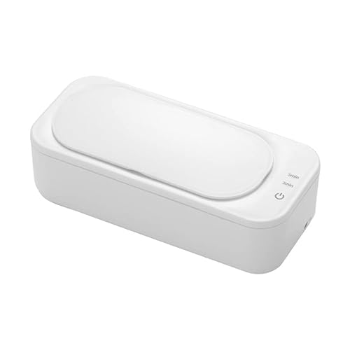 Aqualin Ultraschallreiniger,350 ml Ultraschallreinigungsgerät,18W 47KHz, Ultraschallgerät zur Reinigung von Brillen Schmuckuhren Cover