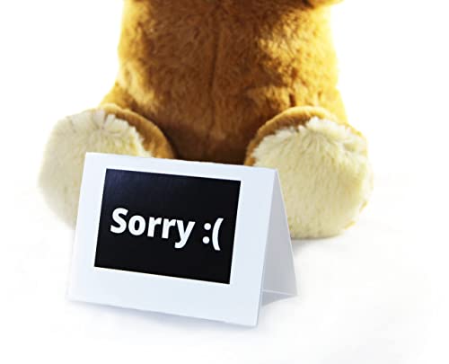 Cutest-Im-Sorry-Gift-for-Her-Him-The-Im-Sorry-Teddies-Embarrassed-Adorable-Super-Soft-Stuffed-Animal-Plush-Toy-Unique-Cute-Forgive-Me-Apology-Teddy-Bear-Gift-for-Kids-and-Adults-Brown - DumpADate.com