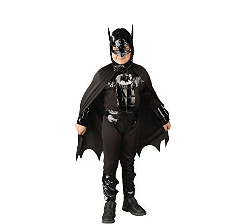 EL REY DEL CARNAVAL, SL Batman-Kostüm aus Vinyl für Kinder A-(3/5 Jahre)