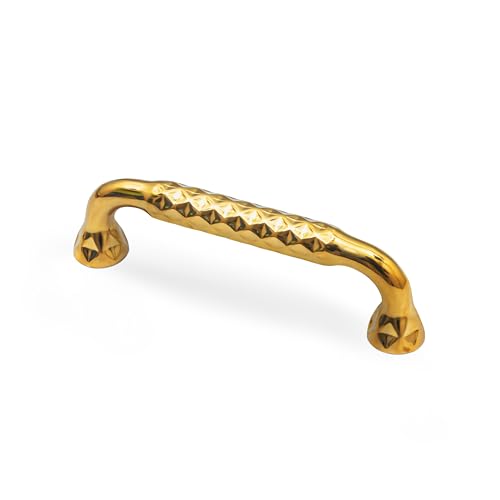 Image of Plantex Cabinet Handle /96mm Handle for Cabinet /Wardrobe /Kitchen Handle /Door Pull-Push Handle for Home /Office - Pack of 1 (Gold)
