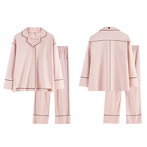 YL Pijamas para Mujer Encantador algodón Four Seasons Mujer Primavera y Otoño...