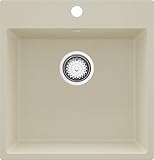 ✨ CONCEPTION MODERNE – Les bords fins de 20 mm soulignent la forme élégante de l’évier et facilitent l'entretien de la surface de l’évier ainsi que de ses alentours. Une fabrication précise et des détails soignés font que l’évier s'intègre parfaitement dans les intérieurs modernes, alliant esthétique et fonctionnalité, et s'adaptant à tout type de plan de travail.