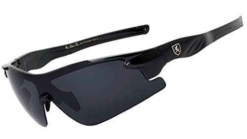 Khan Signal - Lightweight Men's Rimless Sports Sunglasses UV 400 Protection
