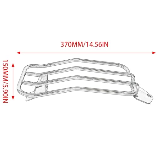 Support porte-bagages Rebel 1100 arrière haute résistance pour coffre - 7