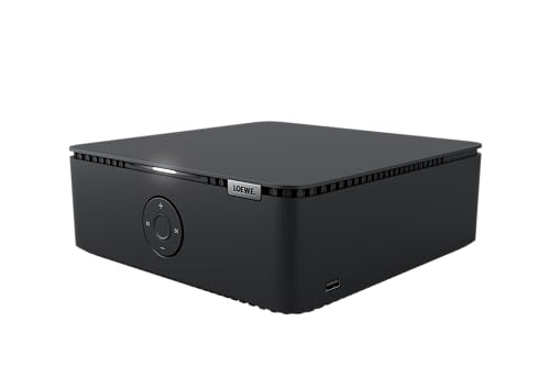 Loewe Multi.Room amp, Verstärker, Schwarz, Stereo Amplifier, 1200 Watt, DTS Play-Fi, AirPlay und Chromecast, Heimkino, Musikverstärker, Audiophil