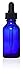 PREMIUM VIALS CREATIVE PACKAGING SOLUTIONS 1 Oz (30 Ml) Cobalt Blue Boston Round Glass Bottle w/Glass Dropper - Pack of 120