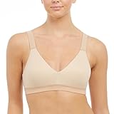 SPANX Smooth Bra-Llelujah! Lightly Lined Bralette - Wire-Free - Comfortable Support - Wireless Bra - Dig-Free Straps - Naked 2.0 - Small