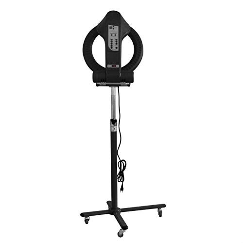 Salon Style 2020 Upgrad Black Floor Orbiting Circle Ring Infrared Hair Processor Accelerator