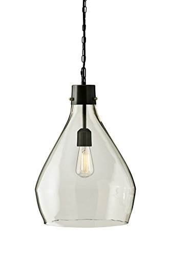 Signature Design by Ashley L000468 Emilano Pendant Light, Black/Natural