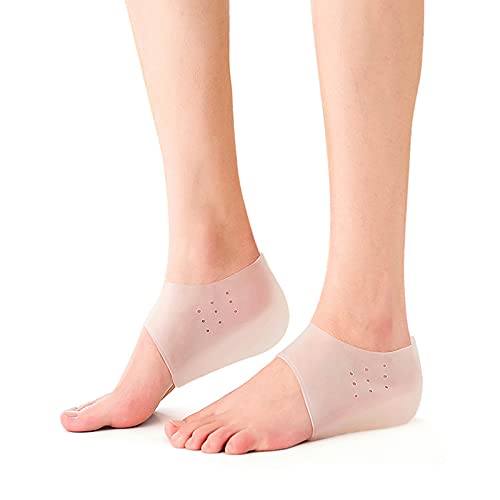Heel Protectors Height Increase Insole Shoes Silicone Heel Protector Invisible Heel Lift Shoe Insoles, Height Growth Maximize Shoe Inserts for Men and Women Half Shoe Pad, 1.57 in