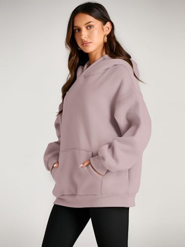 Image of EFAN Women's Hoodies Oversized Sweatshirt Comfort Fleece Sweaters | Cozy Trendy Pullover Hoodies, Sweatshirts with Pockets For Fall & Winter