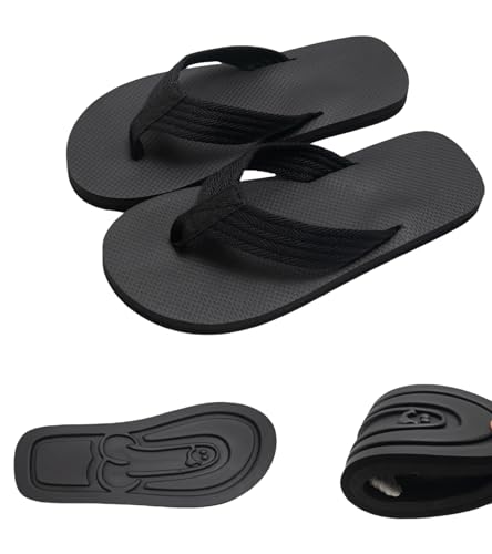 Creative Flip Flops - Funny Beach Sandals with Hidden Design - Quick-Dry Slides for Men - Novelty Gag Gift