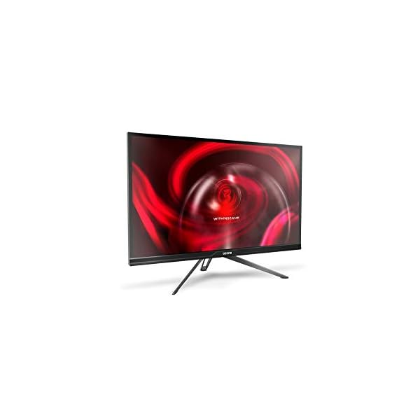 Ozone Monitor Gaming DSP27 IPS -OZDSP27IPS- Monitor 27" Diseñado para Gaming, Pantalla 2560x1440 2K QHD Full HD, Base Sólida, 1ms, 144hz, Freesync, HDR, HDMI, Negro