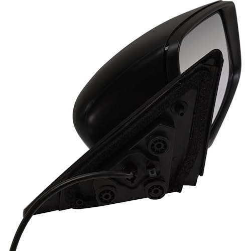 Espejo compatible con KICKS 18-23, espejos derecho e izquierdo, eléctrico y plegable manual, sin calefacción, color negro texturizado, sin sistema de detección de ángulo muerto ni luz de giro, modelo S miniatura 5