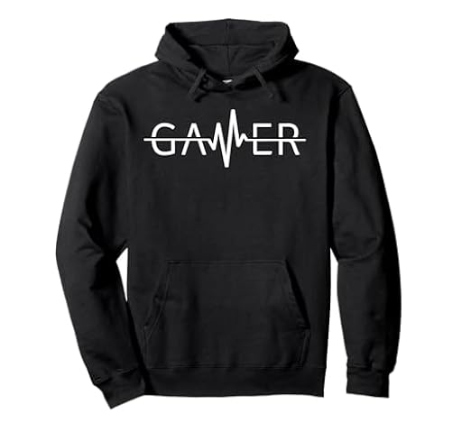 Gamer Heartbeat Videojuegos Juegos Adolescente Niños Chicas Hombres Mujeres Sudadera con Capucha | Ya disponible en tu tienda friki favorita! En mundofriki.es!