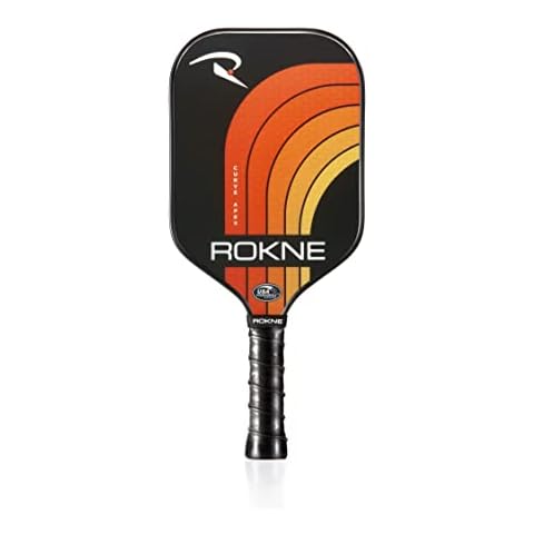 Rokne Curve Apex Pickleball Paddle (Tangerine) Cover
