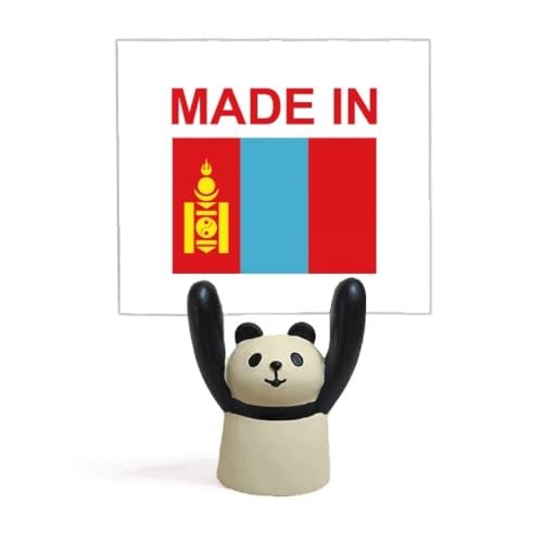 Panda mémo holder Mongolie pour décorer une chambre d'enfant ou un bureau