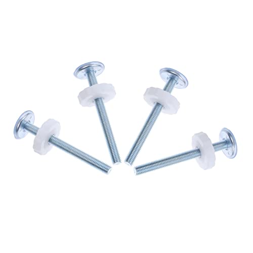 Toyvian Pet Safety Screws 4 Pcs Child Playpen Screws M8 Screws Threaded Spindle Rods Pressure Threaded Spindle Rods Baby Gate Rods Screw Bolt Hardwares Bolt for Pressure Mounted