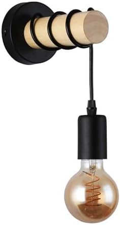 B·LED BARCELONA LED BarcelonaLED Applique Murale Ronde en Bois Na...