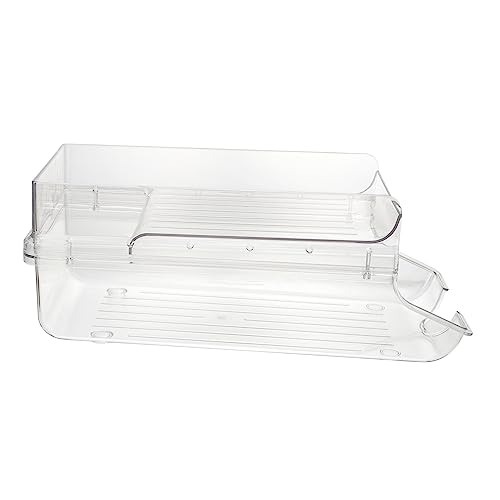 CIYODO Fridge Bottle Holder Can Drink Holder Beverage Dispenser Stand Plastic